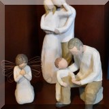 C02. Willow Tree figurines. 